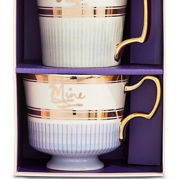 Anthropologie Home 2-Piece Yours & Mine Mug Set - Picture 3 of 6